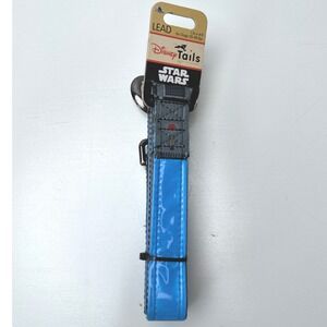 Disney Tails Star Wars Lightsaber Blue Dog Lead Leash 1in x 4ft 20-90 lbs NWT